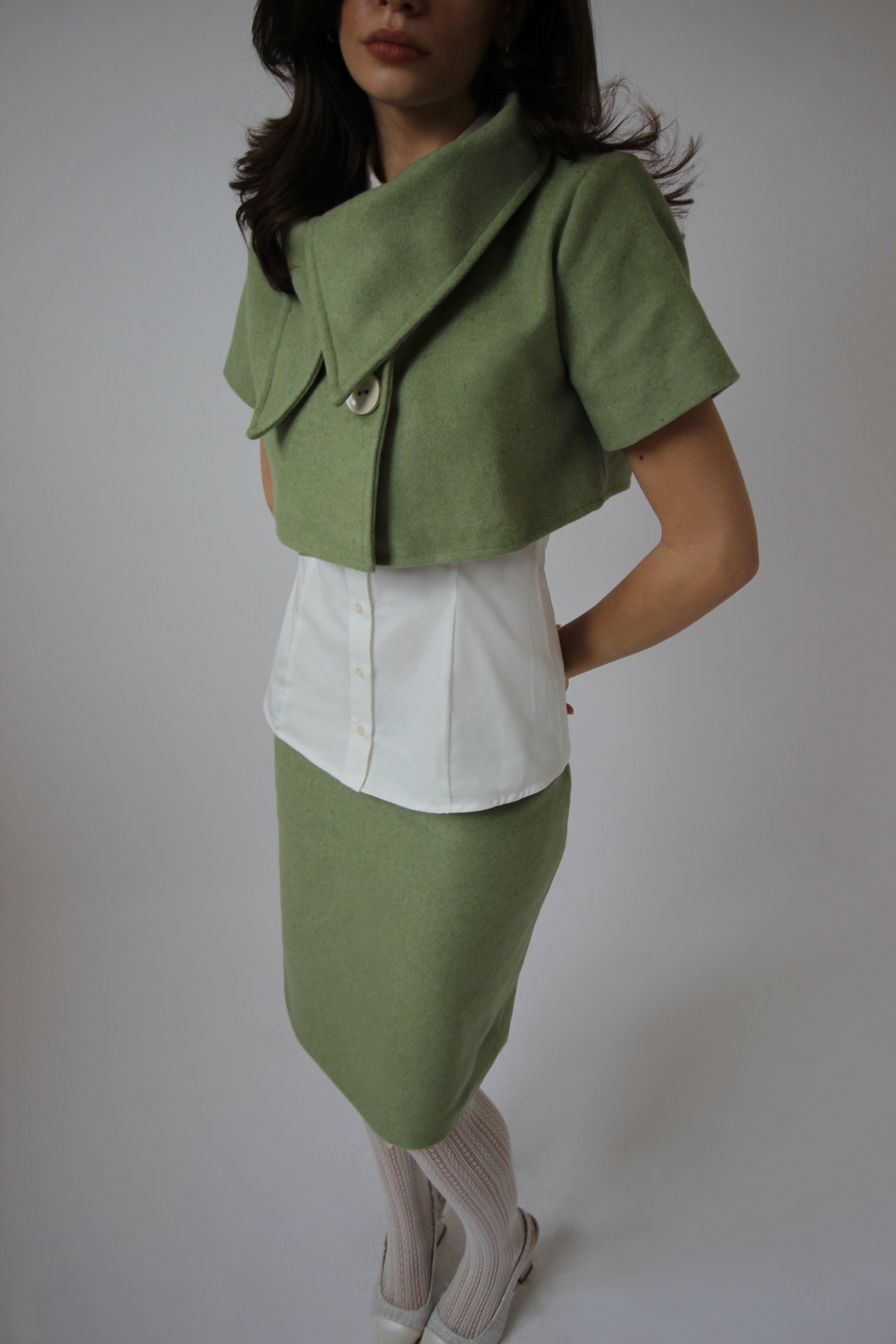 Cara Pea Ceket | Elma Yeşili