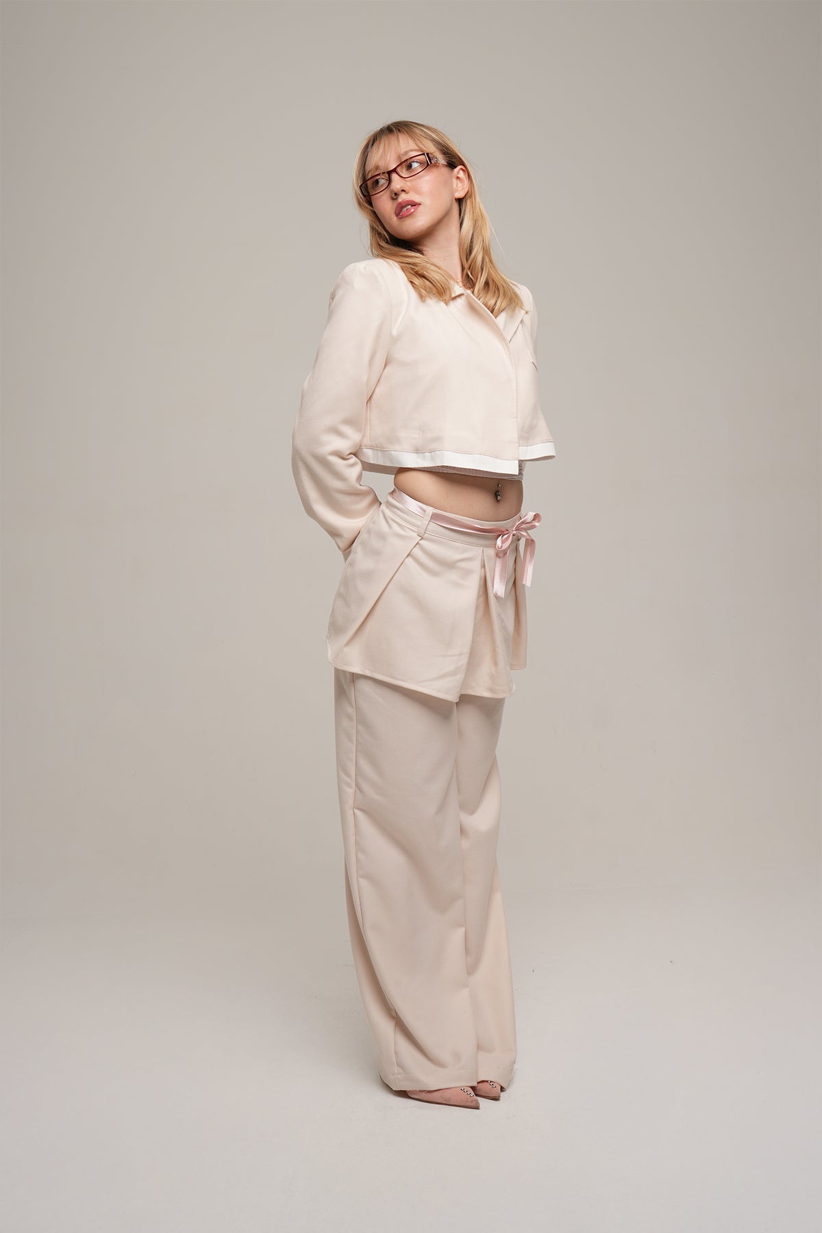 Carrie #2 Etekli Pantolon | Ekru